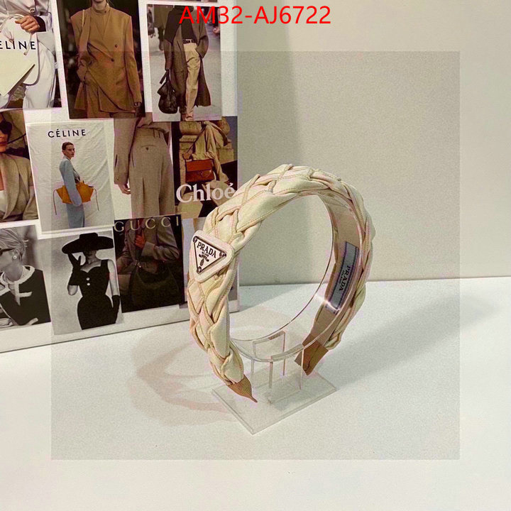 Hair band-Prada replcia cheap ID: AJ6722 $: 32USD