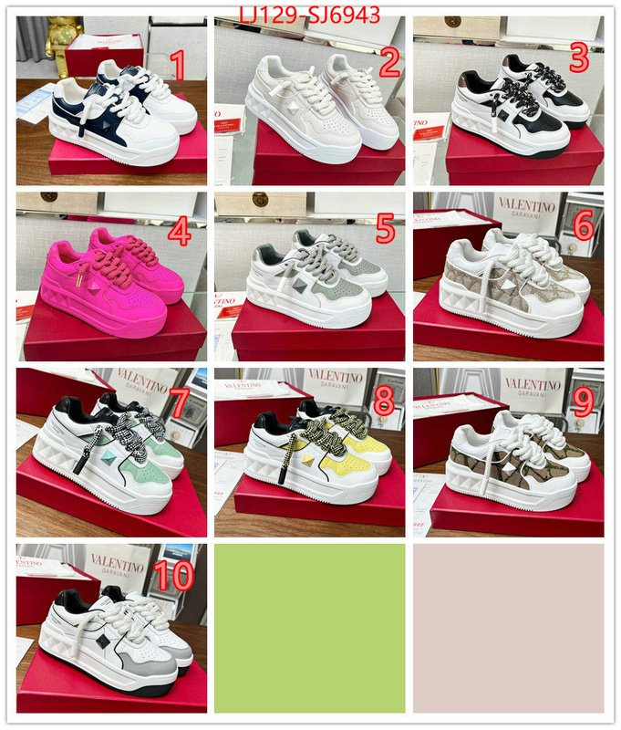 Men Shoes-Valentino best wholesale replica ID: SJ6943 $: 129USD