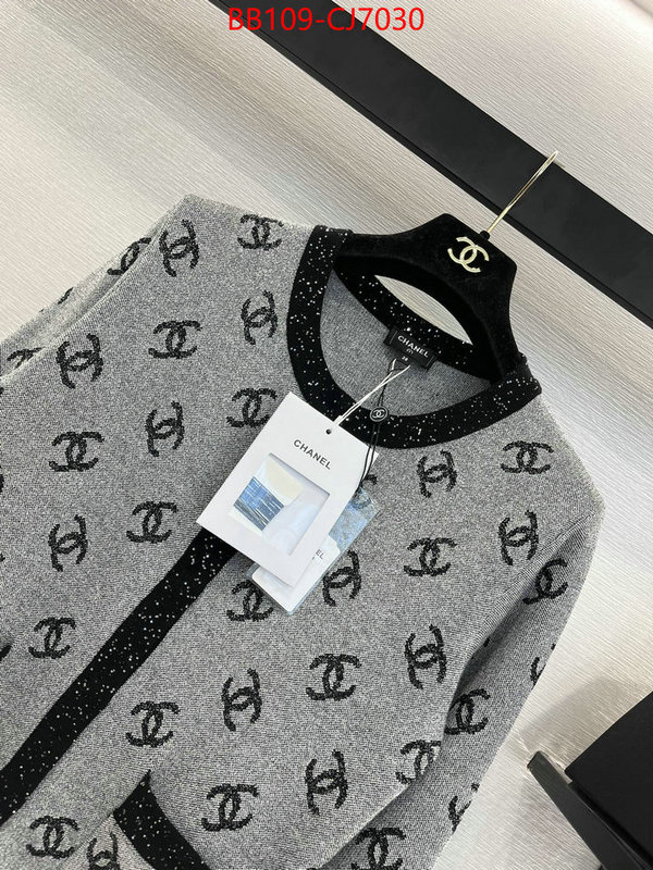 Clothing-Chanel where can i buy ID: CJ7030 $: 109USD