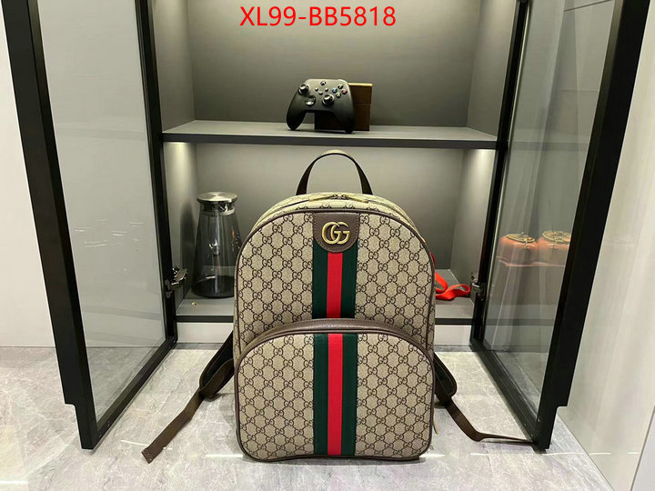 Gucci Bags(4A)-Backpack- where could you find a great quality designer ID: BB5818 $: 99USD,