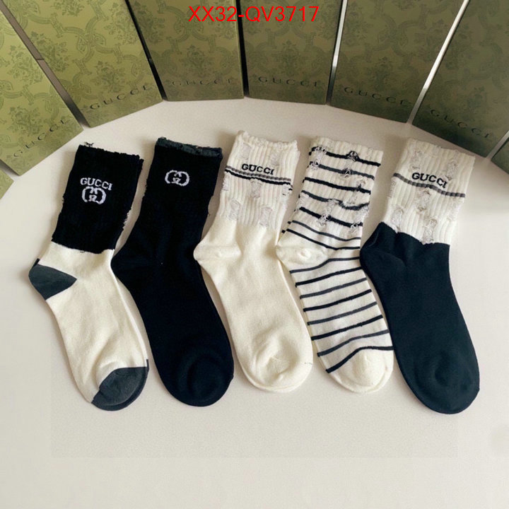 Sock-Gucci the highest quality fake ID: QV3717 $: 32USD