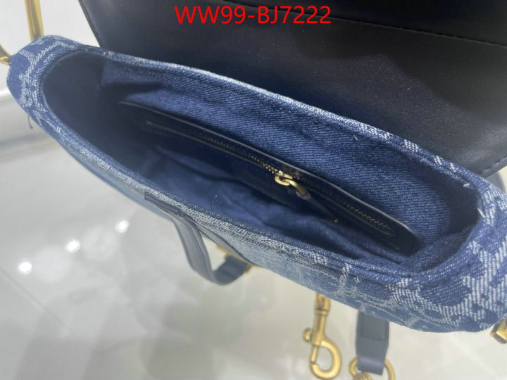 Dior Bags(4A)-Saddle- aaaaa replica designer ID: BJ7222 $: 99USD,