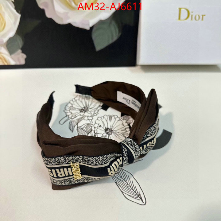 Hair band-Dior knockoff highest quality ID: AJ6611 $: 32USD