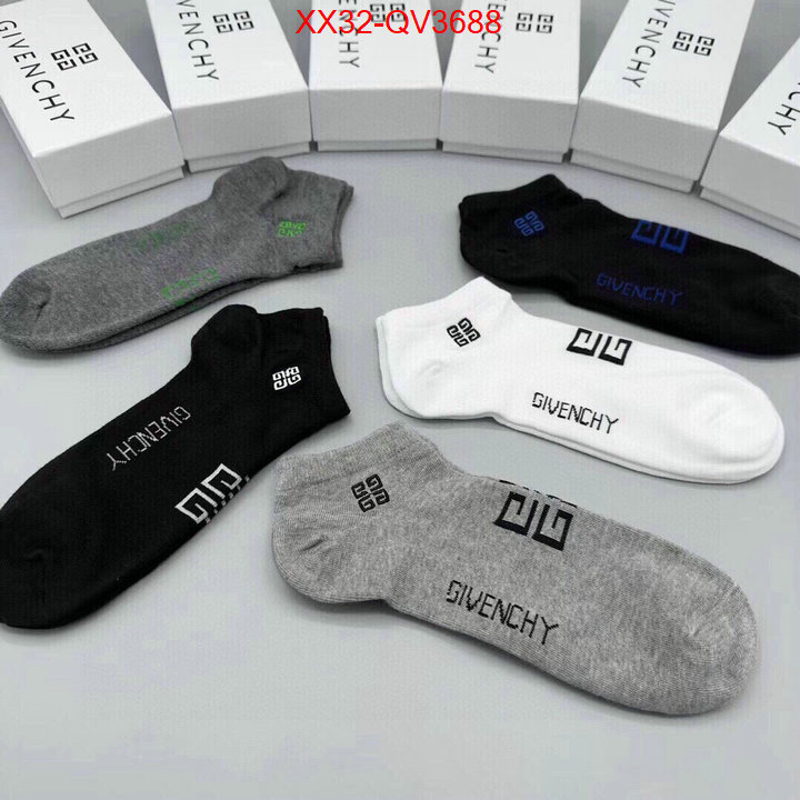 Sock-Givenchy highest product quality ID: QV3688 $: 32USD