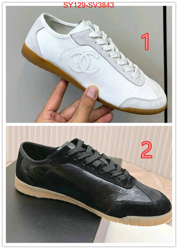 Women Shoes-Chanel quality aaaaa replica ID: SV3843 $: 129USD