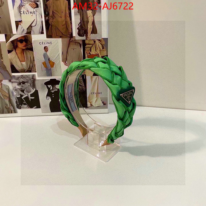 Hair band-Prada replcia cheap ID: AJ6722 $: 32USD