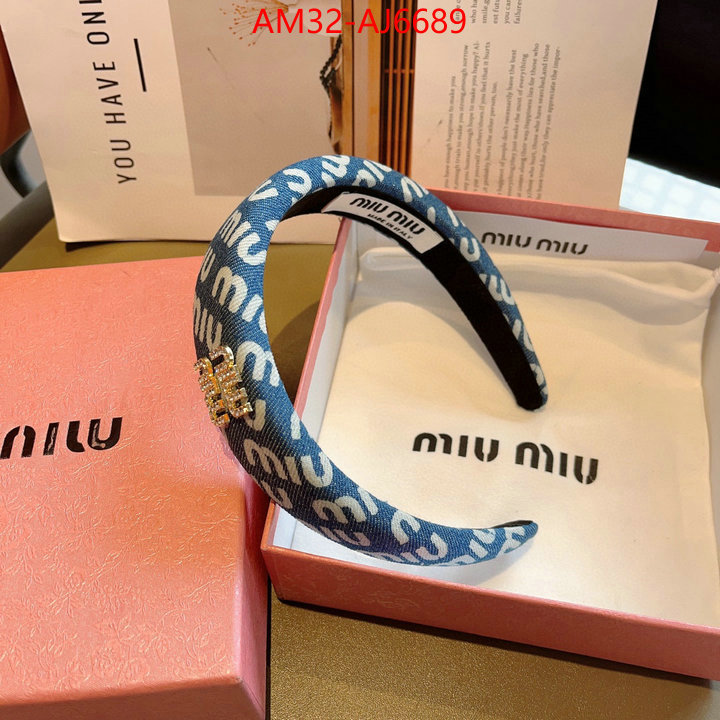 Hair band-MIU MIU high quality replica ID: AJ6689 $: 32USD