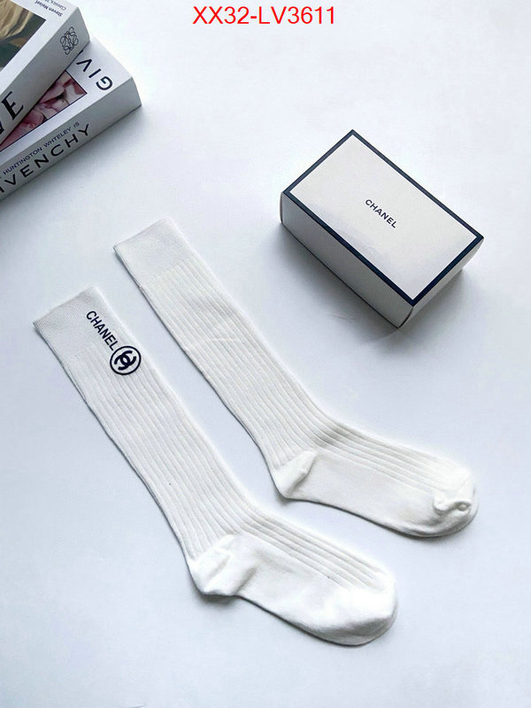 Sock-Chanel for sale cheap now ID: LV3611 $: 32USD