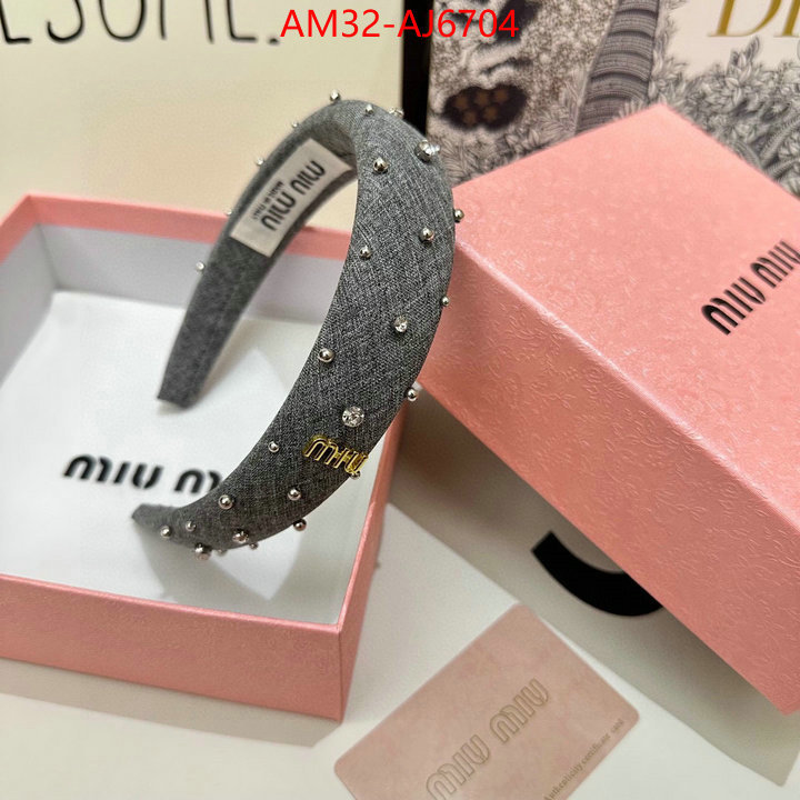 Hair band-MIU MIU we provide top cheap aaaaa ID: AJ6704 $: 32USD