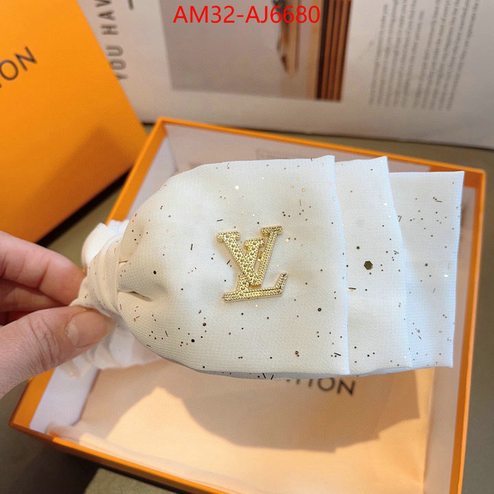 Hair band-LV designer fashion replica ID: AJ6680 $: 32USD