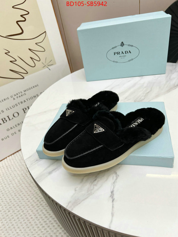 Women Shoes-Prada high quality replica designer ID: SB5942 $: 105USD