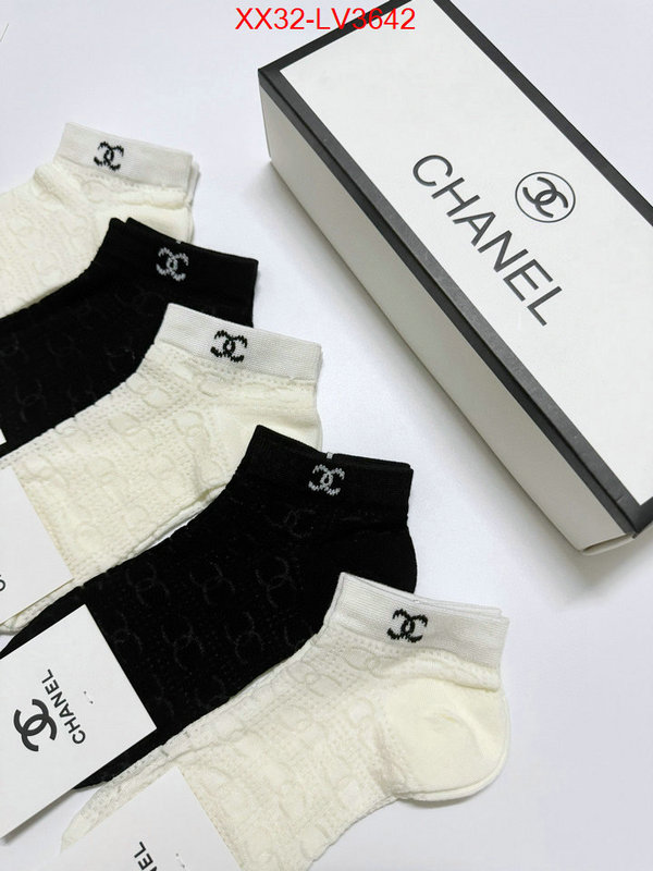 Sock-Chanel where can i buy the best quality ID: LV3642 $: 32USD