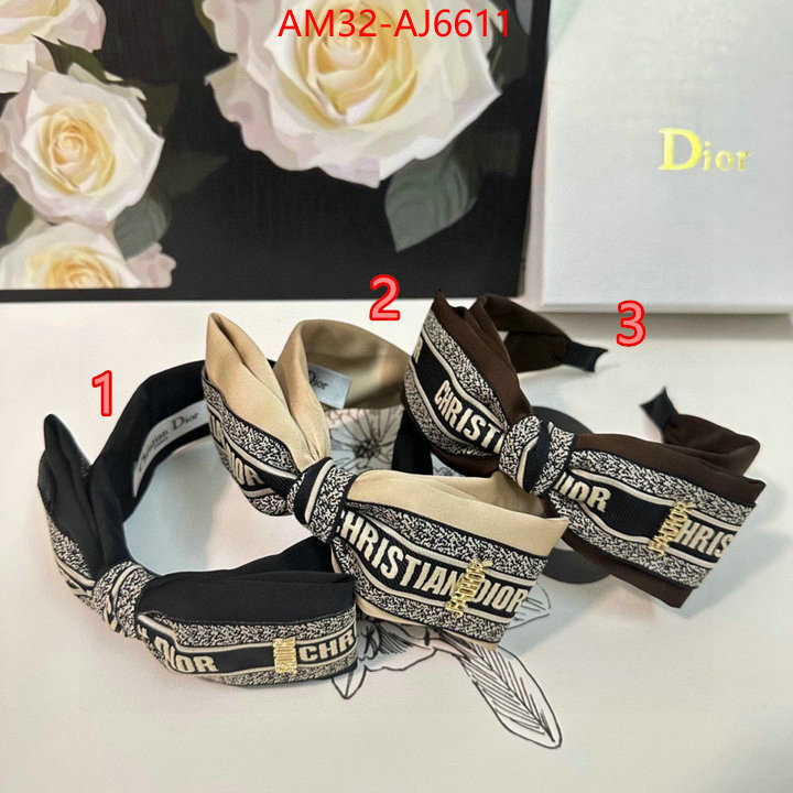 Hair band-Dior knockoff highest quality ID: AJ6611 $: 32USD