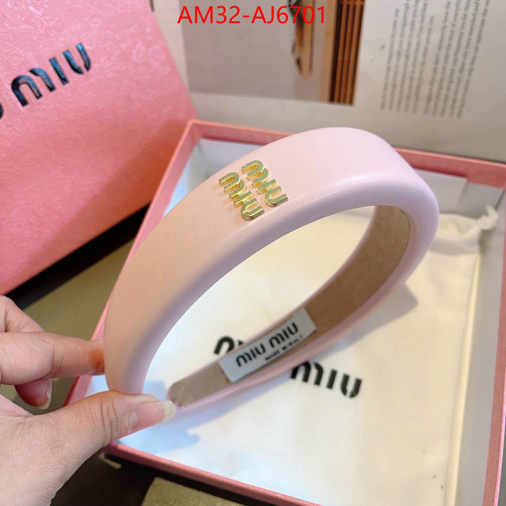 Hair band-MIU MIU wholesale designer shop ID: AJ6701 $: 32USD