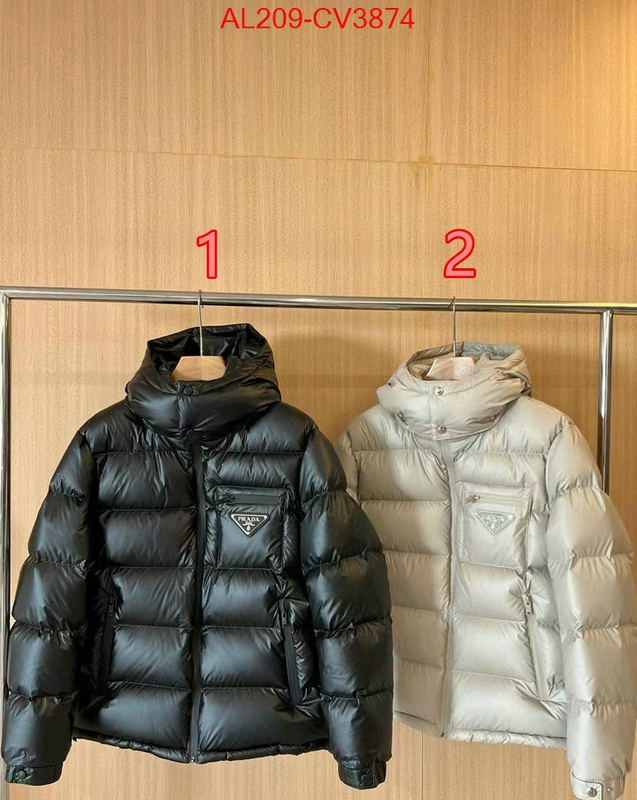 Down jacketMen-Prada where to buy the best replica ID: CV3874 $: 209USD