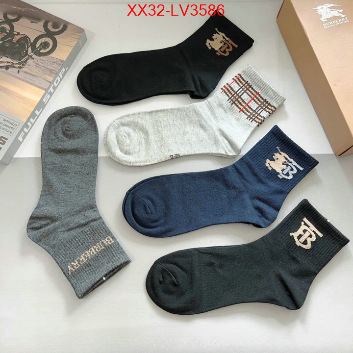 Sock-Burberry shop the best high authentic quality replica ID: LV3586 $: 32USD