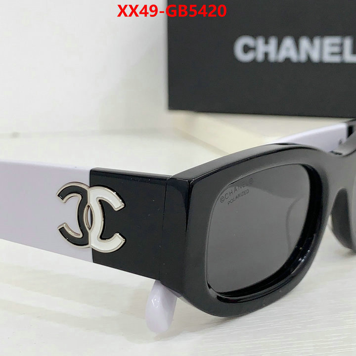 Glasses-Chanel perfect quality designer replica ID: GB5420 $: 49USD