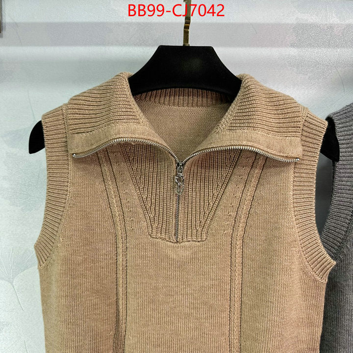 Clothing-Chanel the top ultimate knockoff ID: CJ7042 $: 99USD