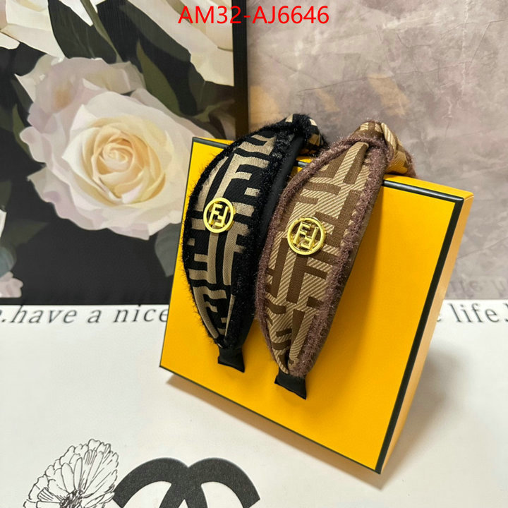 Hair band-Fendi top quality fake ID: AJ6646 $: 32USD