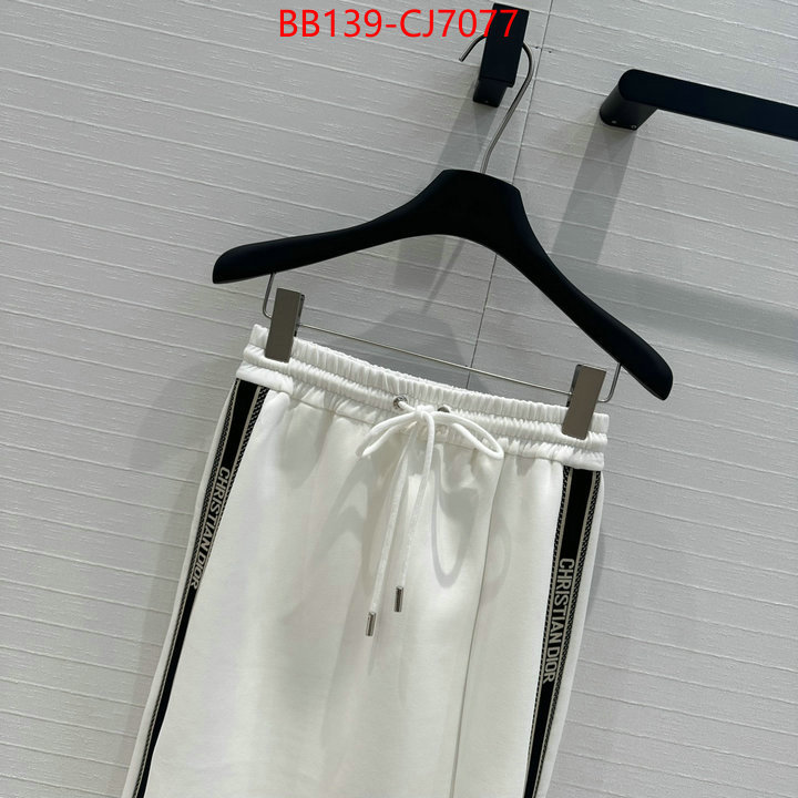 Clothing-Dior high quality perfect ID: CJ7077 $: 139USD