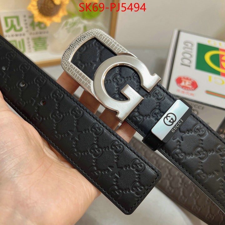 Belts-Gucci top fake designer ID: PJ5494 $: 69USD