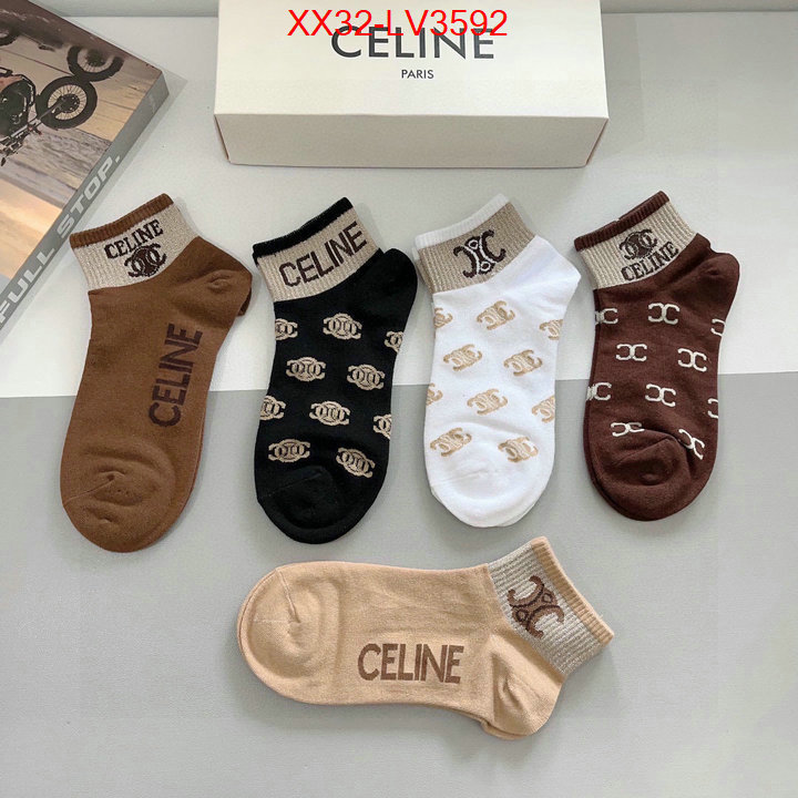 Sock-CELINE the most popular ID: LV3592 $: 32USD