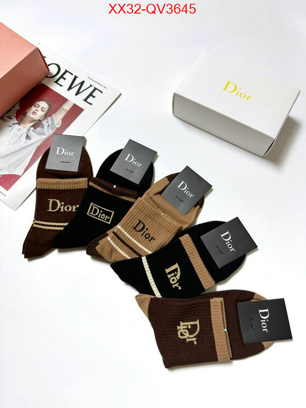 Sock-Dior high quality replica designer ID: QV3645 $: 32USD