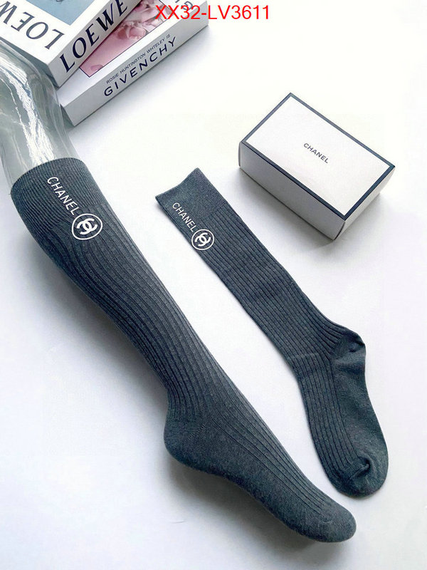 Sock-Chanel for sale cheap now ID: LV3611 $: 32USD