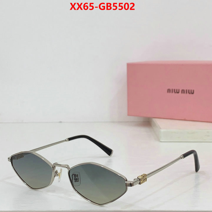 Glasses-Miu Miu replica 1:1 high quality ID: GB5502 $: 65USD