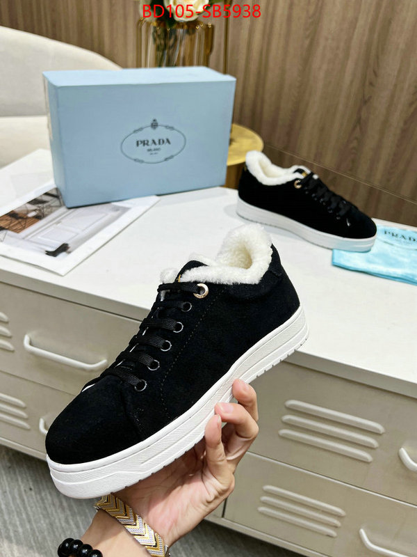 Women Shoes-Prada 2024 replica wholesale cheap sales online ID: SB5938 $: 105USD