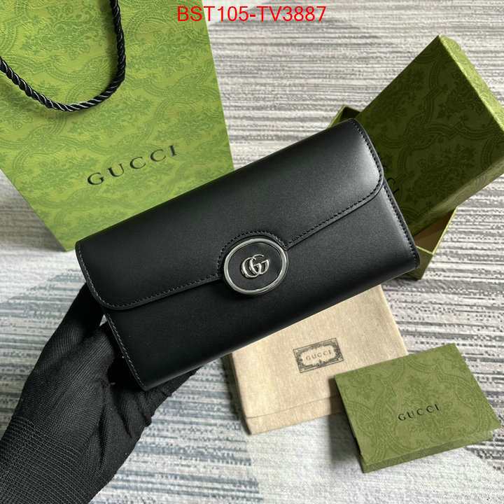 Gucci Bags(TOP)-Wallet- perfect replica ID: TV3887 $: 105USD,