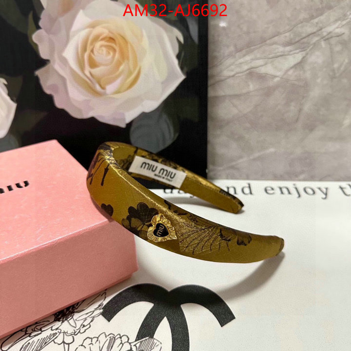 Hair band-MIU MIU replica designer ID: AJ6692 $: 32USD