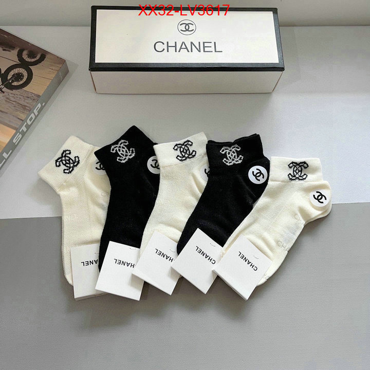 Sock-Chanel luxury 7 star replica ID: LV3617 $: 32USD