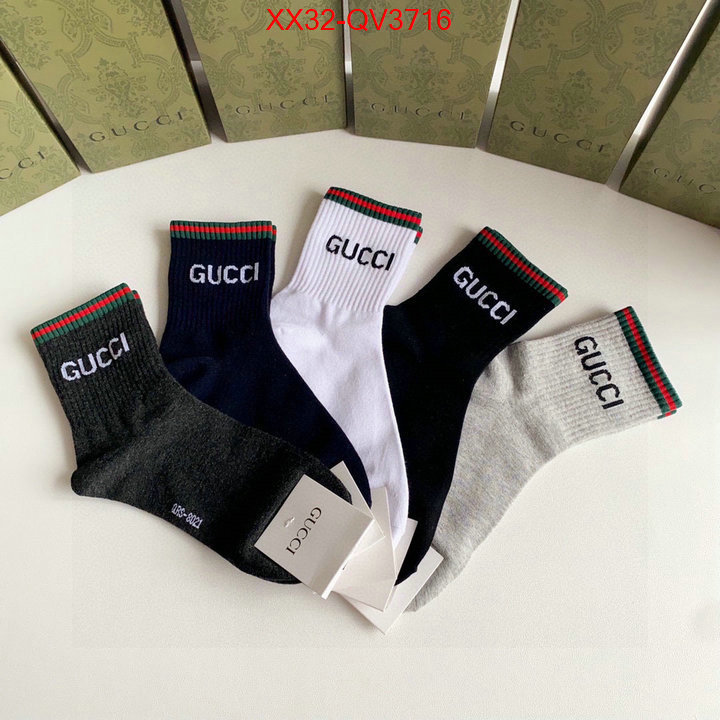 Sock-Gucci buy first copy replica ID: QV3716 $: 32USD