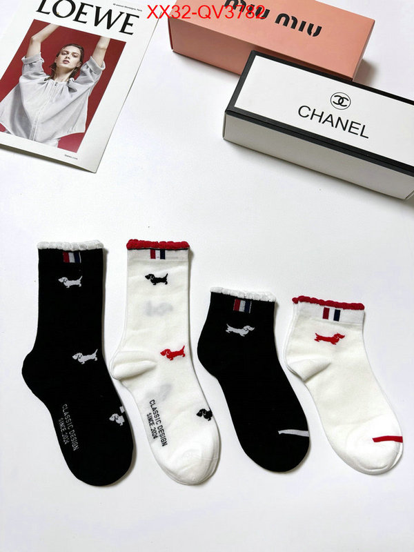 Sock-Thom Browne where to buy the best replica ID: QV3782 $: 32USD