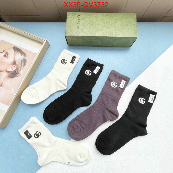 Sock-Gucci high quality 1:1 replica ID: QV3732 $: 35USD