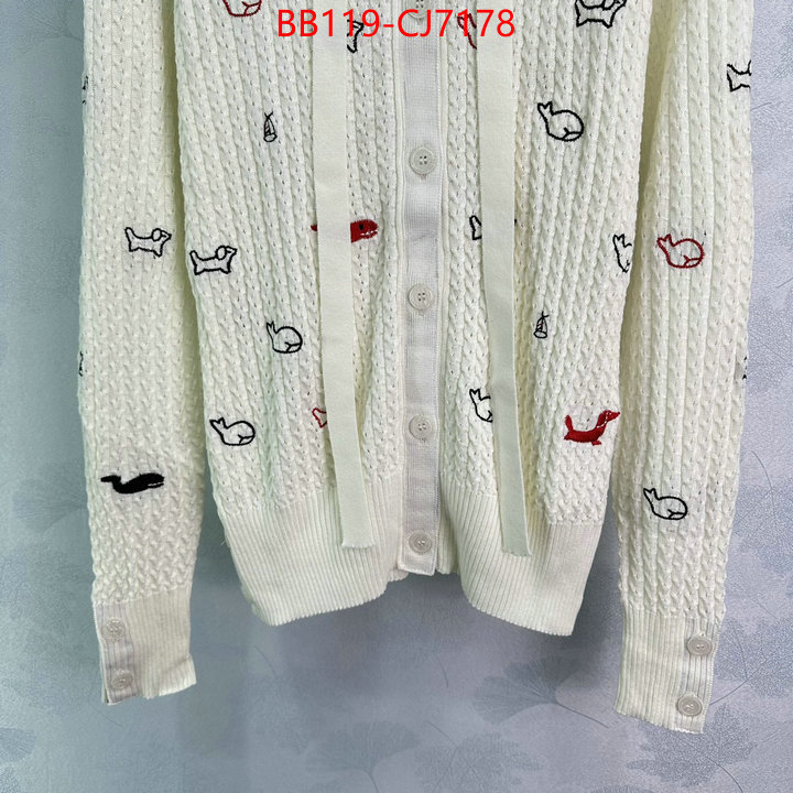 Clothing-Thom Browne wholesale imitation designer replicas ID: CJ7178 $: 119USD