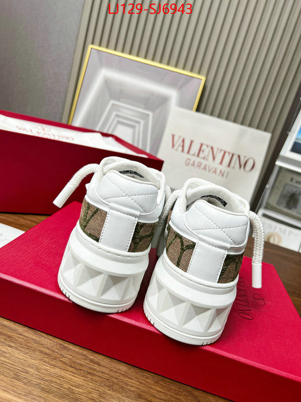 Men Shoes-Valentino best wholesale replica ID: SJ6943 $: 129USD