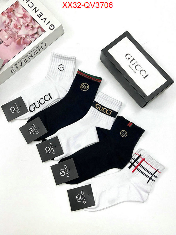 Sock-Gucci where to buy the best replica ID: QV3706 $: 32USD