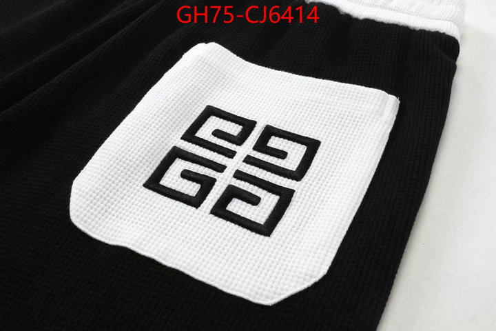 Clothing-Givenchy designer replica ID: CJ6414 $: 75USD