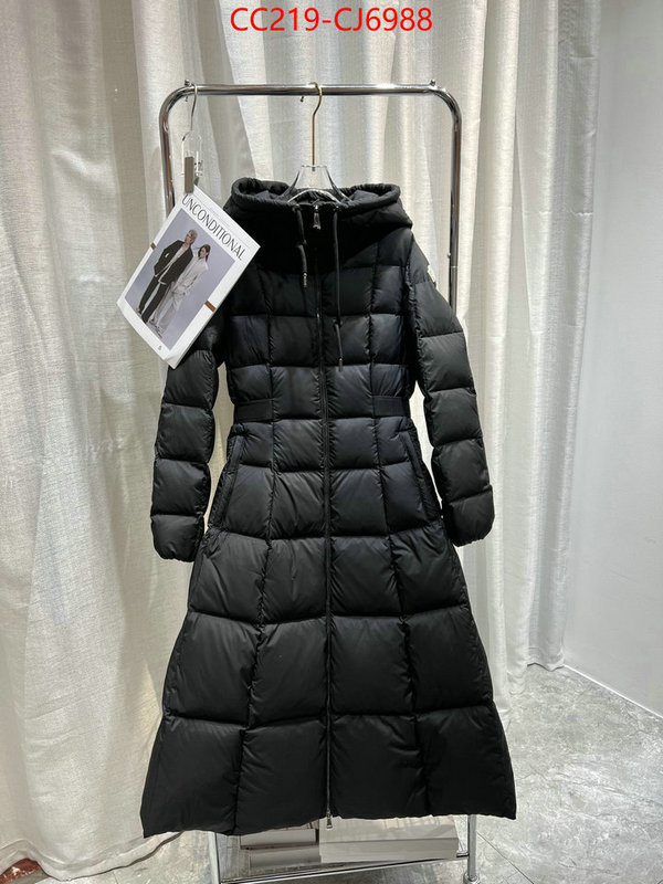 Down jacket Women-Moncler cheap high quality replica ID: CJ6988 $: 219USD