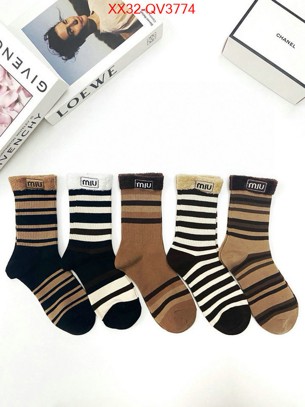 Sock-Miu Miu the best affordable ID: QV3774 $: 32USD