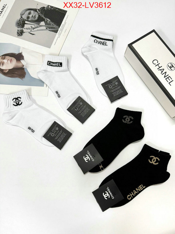 Sock-Chanel designer wholesale replica ID: LV3612 $: 32USD