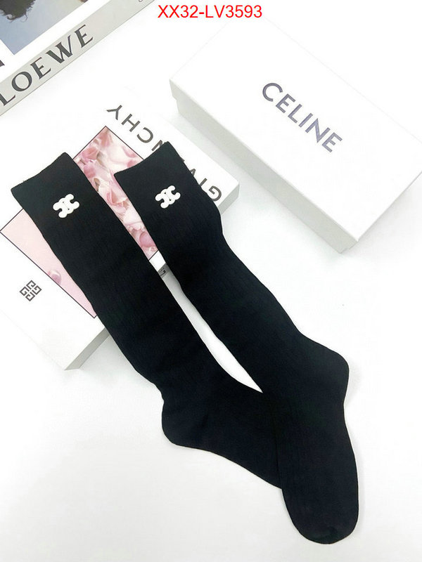 Sock-CELINE buy cheap ID: LV3593 $: 32USD