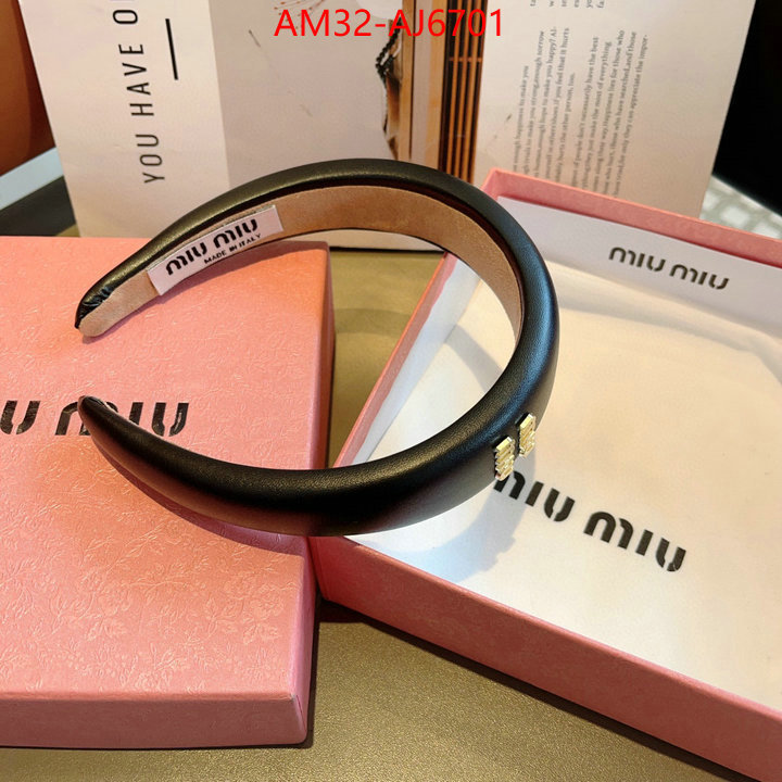 Hair band-MIU MIU wholesale designer shop ID: AJ6701 $: 32USD