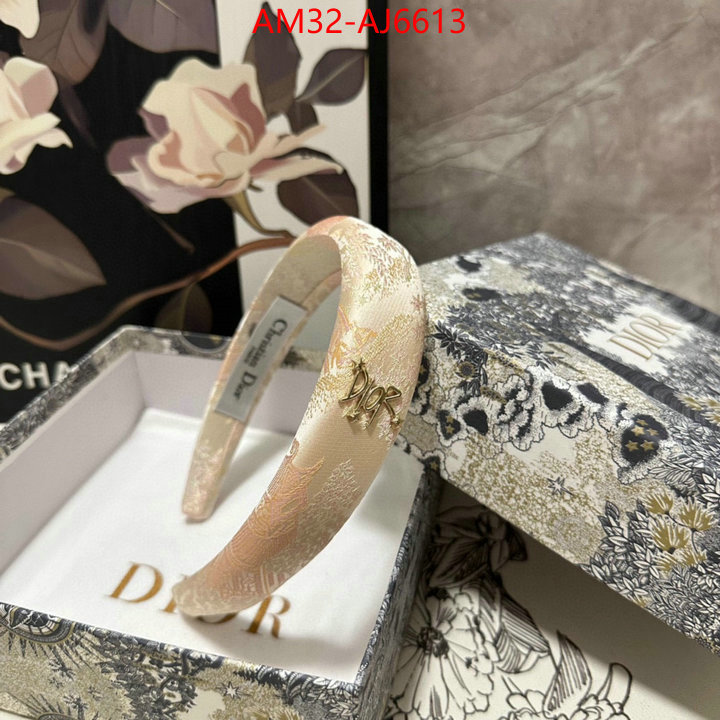 Hair band-Dior luxury fashion replica designers ID: AJ6613 $: 32USD