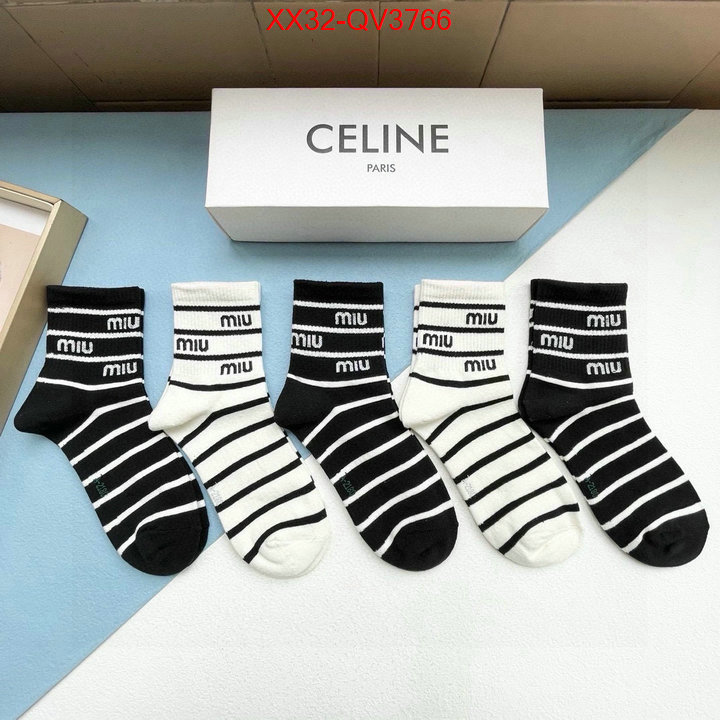 Sock-Miu Miu buy sell ID: QV3766 $: 32USD