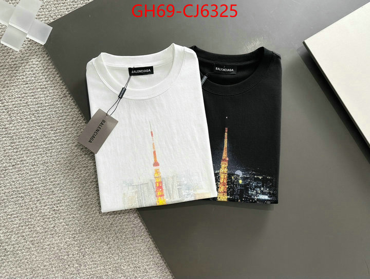 Clothing-Balenciaga wholesale designer shop ID: CJ6325 $: 69USD