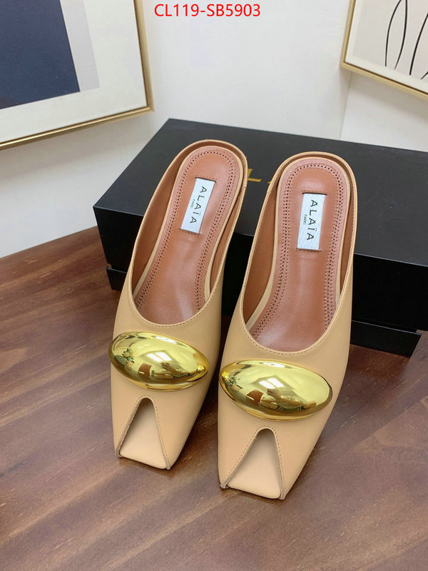 Women Shoes-ALAIA knockoff highest quality ID: SB5903 $: 119USD