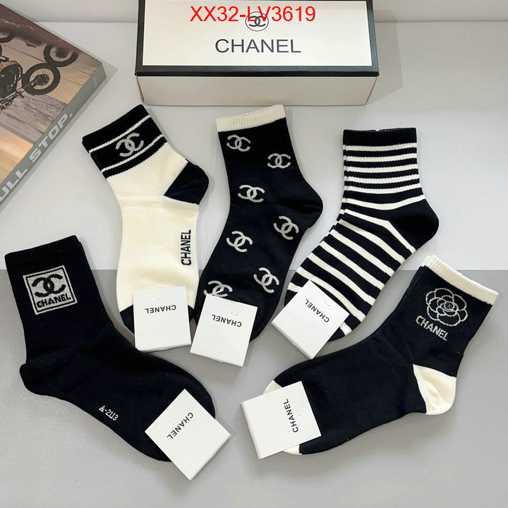 Sock-Chanel best quality replica ID: LV3619 $: 32USD